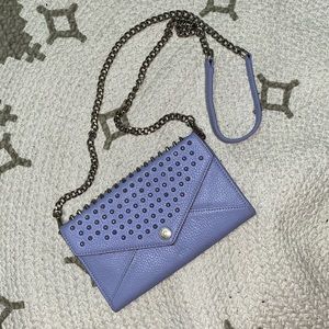 Rebecca Minkoff Lavender Wallet on Chain